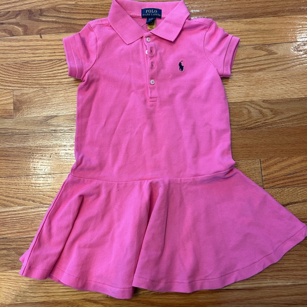 Polo by Ralph Lauren Pink Kids Polo Dress
